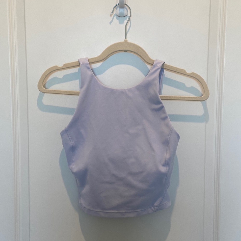 NWOT Lululemon Align High-Neck Tank, Pastel Blue, size 4